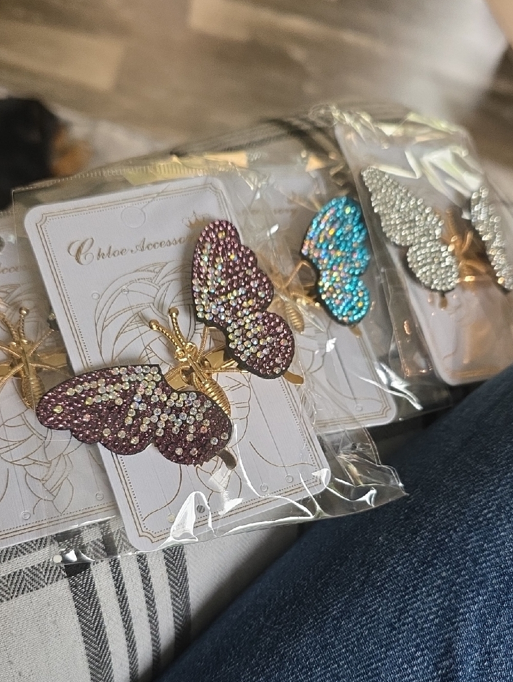 Butterfly hair  clips